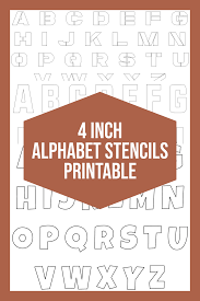 4.8 out of 5 stars 162. 7 Best 4 Inch Alphabet Stencils Printable Printablee Com