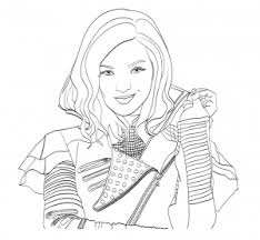 Lili reinhart, betty cooper, riverdale. The Descendants Free Printable Coloring Pages For Kids