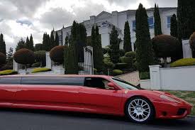 Stretched ferrari limo is $300,000 well spent. Stretched Ferrari Limo Is 300 000 Well Spent Carbuzz