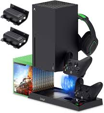 They were both released on november 10. Amazon Com Vertical Stand For Xbox Series X With Cooling Fan Charging Station Dock For Xbox Series X Controller With 10 Game Storage Organizer Gaming Headset Stand 2x1400 Mah Rechargeable Battery Packs Mp3