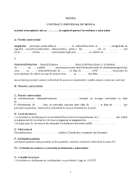 Avem un angajat care a avut un contract individual de munca pe perioada determinata de 36 luni conform codului muncii (in. Gdpr Model Contract Individual De Munca