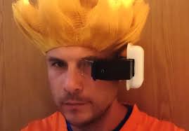 Dent has a spiky 'do that looks like something straight out of dragon ball z. now, the internet is going nuts over dent's epic anime hair, and people even call him the black goku. Dragon Ball Z Head Mounted Scouter Computer Replica Arduino Blog