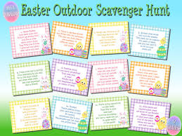 Outdoor Easter Scavenger Hunt, Outdoor Easter Treasure Hunt, Easter Egg  Hunt Clues, Kid Easter Activities, Outdoor Easter Game - Etsy Australia