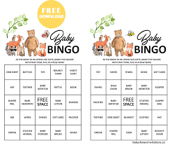 Babyshower spiel bingo zum drucken : Free Printable Baby Shower Bingo Cards For Printing