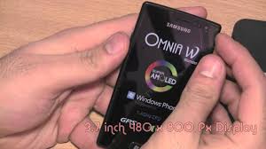 Samsung Omnia W i8350 Unboxing and ...