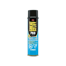 I have used expanding foams such as great stuff many times through the years and have found it to be extremely effective at sealing large air leaks. Great Stuff Pro Window And Door Insulating Straw Foam Sealant Construction Fasteners And Tools