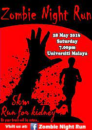 The zombie run is back with a vengeance! Zombie Night Run 2016 Justrunlah
