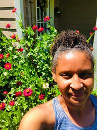 Memorial garden with zinnias and mixed wildflowers
