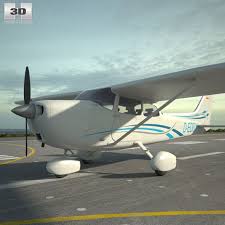 Cessna 172 Skyhawk By Humster3d The 3d Model Was Created On Real Base It S Created Accurately In Real Units Of Measurem Cessna 172 Skyhawk Cessna Cessna 172