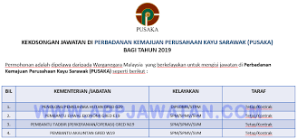 Perihal kemudahan akses perjanjian pengguna. Jawatan Kosong Terkini Di Perbadanan Kemajuan Perusahaan Kayu Sarawak Pusaka Appjawatan Malaysia