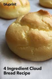 4 Ingredient Cloud Bread Recipe With Only 4 Ingredients This Bread Is Easy To Make And Comes Together Bread Recipes Homemade Easy Cloud Bread Recipe Recipes