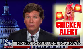 Catch us weeknights at 8 p.m. Tucker Carlson Mocks Cdc Warning To Not Kiss Chickens On Fox News