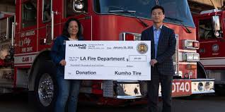 Kumho Tire U.S.A. Donates $100,000 to LA Fire Department Foundation