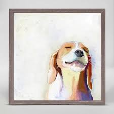 Smiling Beagle Beagle Art Dog Paintings Animal Art