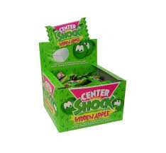 Shocking gum is a practical joke device that delivers a mild electric shock. Center Shock 400g Guma Do Zucia Jablko Op 100szt