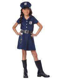 Police Officer Girls Costume Police Costume Police Officer Costume Halloween Costumes For Girls