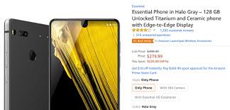 The new hardware startup is led by andy rubin, who was one of the founders of android and now operat. Get The Essential Phone For 344 For A Limited Time Regular Price 499