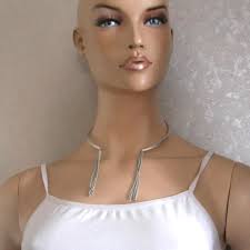 Elegant Choker Necklace With Tassel Detail, Fringe Chain Choker, Long Chain  Choker Necklace, Chain Collar, Statement Necklace, Gift for Her