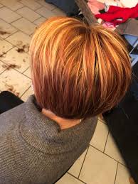 Voir plus d'idées sur le thème coupe de cheveux, cheveux, couleur cheveux. Colo Cuivre Ardent Et Meche Blonde Cg Coiffure Prestige Facebook