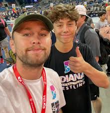 FARGO RESULTS☘️ Aiden Carver—DOUBLE ALL-AMERICAN (Freestyle-6th, Greco-5th)  Tate St.Laurent— DNP (3-2) Ethan Bayliss— DNP (2-2) Kendall Moe— Freestyle  Girls -4th Way to represent Team Indiana! 🤼‍♂️