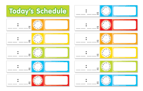 Buy Scholastic Teachers Friend Schedule Cards Pocket Chart