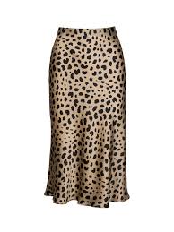 Behold The Updated Version Of The Pencil Skirt Is Here And It Feels So 90s Leopard Print Skirt Printed Skirts Slip Skirts