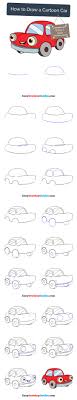 As you can see below, you will need to create a few oval shapes and some straight lines to. Learn How To Draw A Happy Cartoon Car Easy Step By Step Drawing Tutorial For Kids And Beginners Car Drawing Kids Cartoon Car Drawing Cartoon Drawing For Kids
