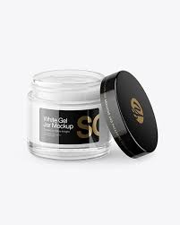 Opened Clear Jar With White Gel Mockup High Angle Shot In Jar Mockups On Yellow Images Object Mockups Mockup Free Psd Psd Mockup Template Free Psd Mockups Templates