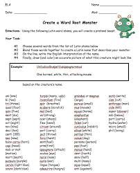 The Best Of Teacher Entrepreneurs Free Language Arts Lesson Latin Word Root Practice Language Arts Lessons Teaching Vocabulary Root Words Activities