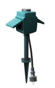 Gao 8471 Gartensteckdose Mit Zeitschaltuhr 2fach Dunkelgrun Gunstig Kaufen Ebay