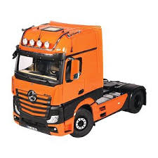 What changes will drivers notice? Mercedes Benz Actros 4x2 Giga Space Truck Tractor Orange Black New Mirror Cam Design Diecast Car Hobbysearch Diecast Car Store
