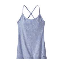 Patagonia Women S Cross Beta Tank Top Size M Organ Pipes Light Violet Blue