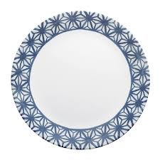 The fish plate is a specialized plate about 8 to 9 inches in diameter. Corelle Signature Amalfi 26cm Dinner Plate Azul Big W
