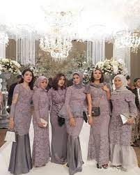 Kumpulan inspirasi kebaya modern dan elegant, santun, berwibawa. 7 Model Kebaya Modern Dengan Aksen Brukat Cantik Untuk Bridesmaid
