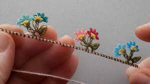 Video 49 Minik Cicekler Igne Oyasi Modeli Anlatimli Yapilisi Needle Lace Boncuklu Taki Desen Boncuk Boncuklu Desenler