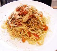 Lidia Bastianich S Capellini With A Sauce Of Anchovies Capers And Fresh Tomatoes A Favorite Plus Often You Have All Cooking Recipes Lidia S Recipes Recipes