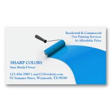 Painting Business Card Zazzle Com Painter Business Card Painted Business Cards Construction Business Cards