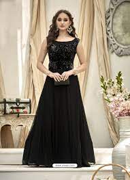 Beautiful Black Gown Black Gown Dress Designer Gowns Simple Gowns