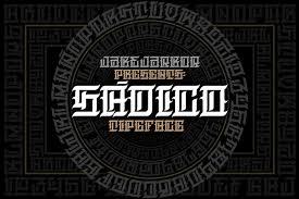 Chicano letters are commonly used for tattoos, graffiti, and other lettering designs. Sadico 795821 Web Fonts Font Bundles
