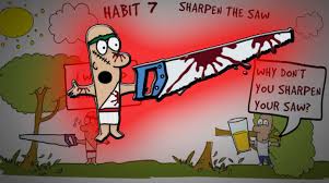 Image result for Habit 7:  Sharpen the Saw