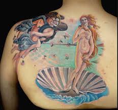 Think about paintings like da vinci's mona lisa or van gogh's. 15 Tattoos Inspired By Famous Works Of Art Tattoo Com