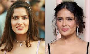 Then & wow, FEMAIL reveals the women who look better now than ever before:  Salma Hayek