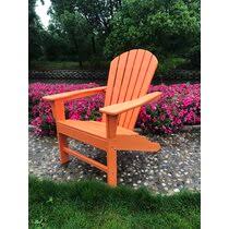 The planners say that they decided to build this spacious seat because their family kept increasing in size. Orange Adirondack Chairs You Ll Love In 2021 Wayfair