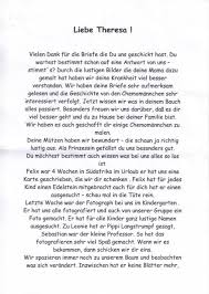Erfahrungsberichte Teresas Briefe An Den Kindergarten German Grammar German Phrases Brief Deutsch
