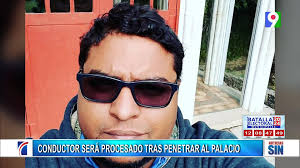 Conductor será procesado tras penetrar al Palacio Nacional