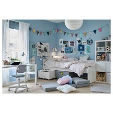Ikea Slakt Bed Frame With Slatted Bed Base White Ikea Kids Bedroom Ikea Kids Room Kids Bedroom Sets