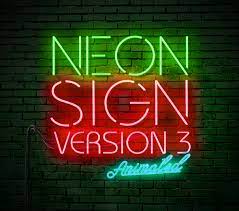 Neon Animation V3 In 2021 Neon Psd Mockup Template Psd Templates