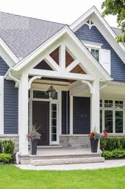 Gable roof over front door. 5 Most Popular Gable Roof Types And 26 Ideas Digsdigs House With Porch Front Porch Design Porch Design