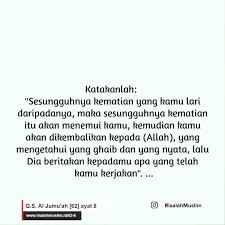 Yang demikian itu lebih baik bagimu jika kamu mengetahui. Surah Al Jumu Ah Ayat 8 Qs 62 8 Tafsir Alquran Surah Nomor 62 Ayat 8