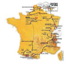 The 2021 tour de france will feature four stages in brittany to begin the race as well as two time trials, a double ascent of mont ventoux, and a visit to andorra during the race. 2012 Route Sporting Aspects Stage Cities Tour De France Tours Map